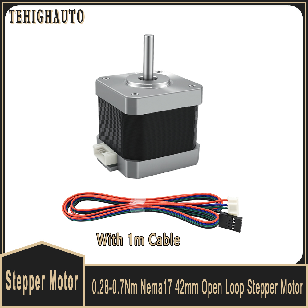 Stepper Motor Nema17 - NEMA 17 42 มม.มอเตอร์สเต็ปเปอร์แบบวงเปิดแรงบิดสูง 2 เฟส