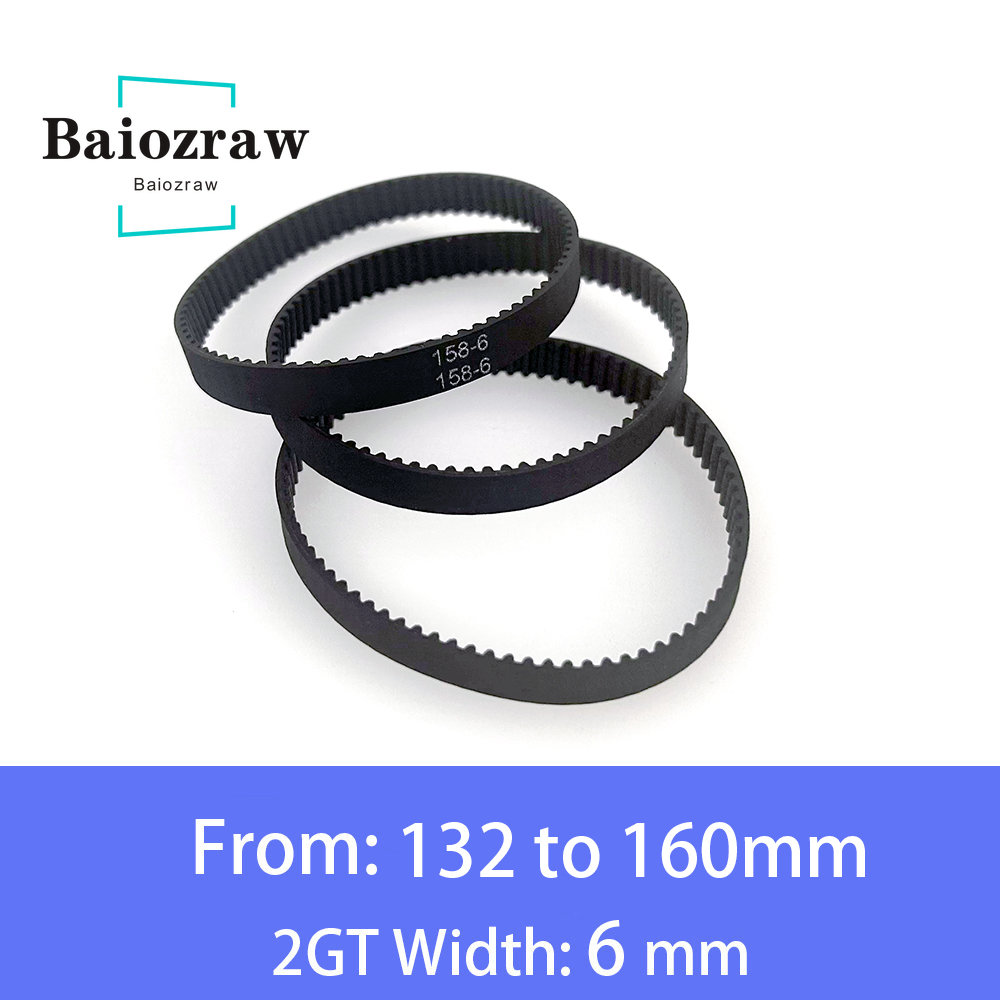 Gt2 Pulley - 3D ชิ้นส่วนเครื่องพิมพ์ GT2 6มม.ปิดห่วงยาง132 134 136