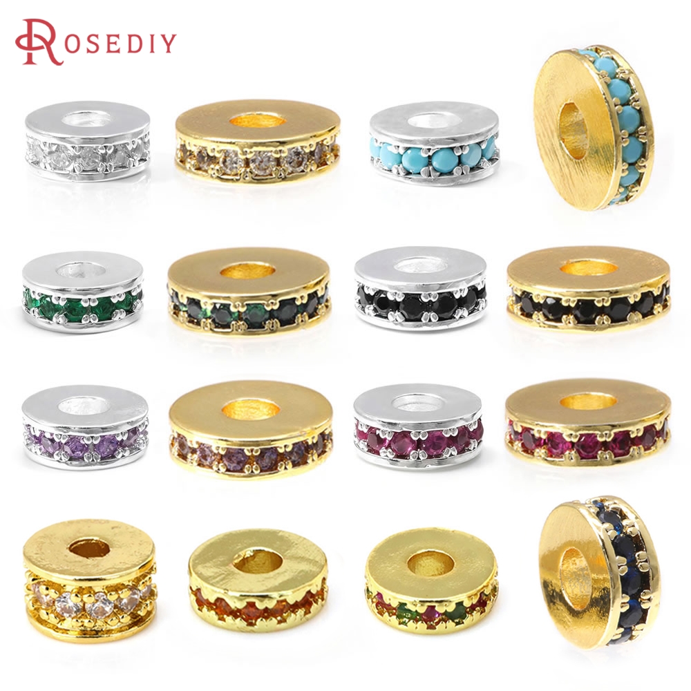 Coupling 8Mm - ลูกปัดทองเหลืองชุบทอง 18K ขนาด 6 มม. 8