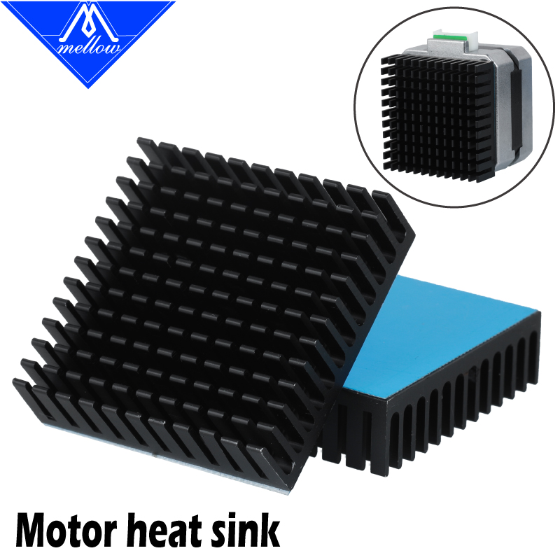 Stepper Motor Nema17 - Mellow 3D เครื่องพิมพ์อลูมิเนียมมอเตอร์ฮีทซิงค์อัดความร้อนกระจายความร้อนอิเล็กทรอนิกส์สำหรับ Nema17 42 Stepper