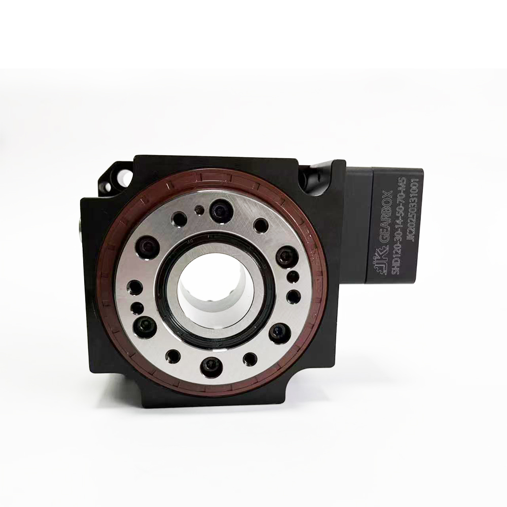 Servo Motor - หัวแบ่งองศาอเนกประสงค์ CNC แบบมุมฉากความแม่นยำสูง แท่นหมุนกลวงสำหรับงานหนัก พร้อมชุดลดความเร็วมอเตอร์เซอร์โว/สเต็ปเปอร์แบบดาวเคราะห์