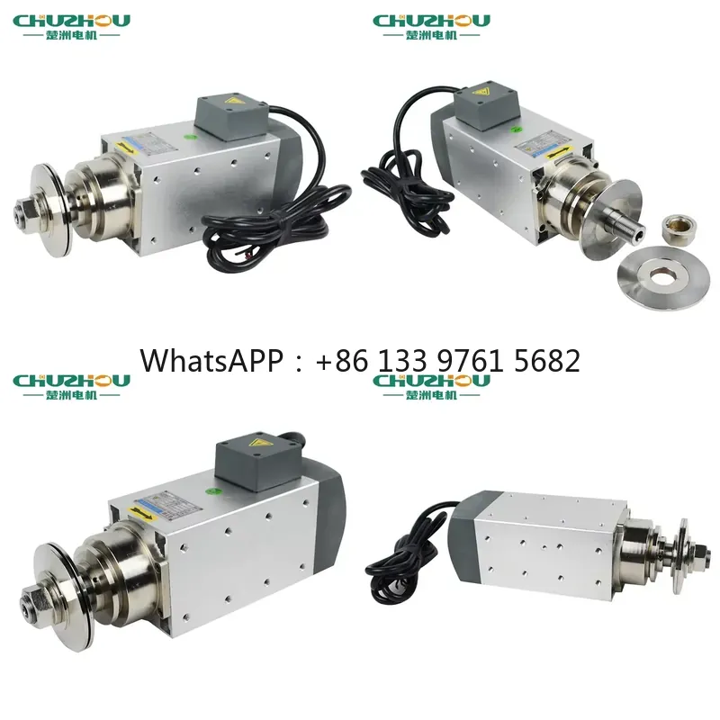 Spindle Motor - มอเตอร์สปินเดิล WSQ ความแม่นยำสูง ระบายความร้อนด้วยอากาศ 6000 รอบต่อนาที
