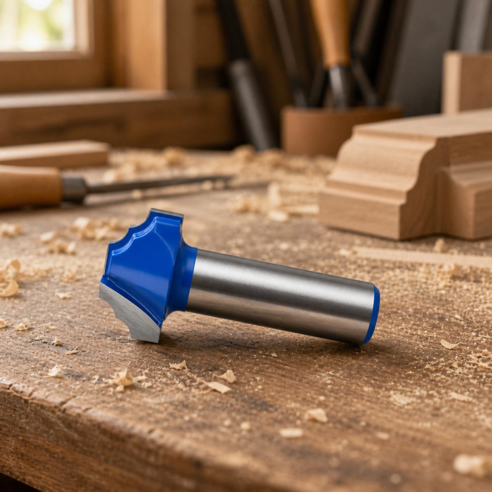 Cnc Bits - ดอกเราเตอร์แบบ Double-R สำหรับเครื่อง CNC พร้อมหัวตัดโค้ง ใช้งานได้หลากหลายสำหรับช่างทำตู้และช่างทำเฟอร์นิเจอร์
