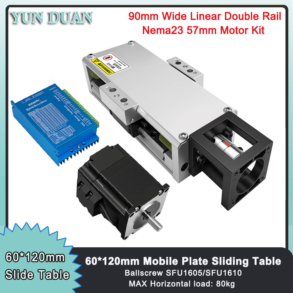 Linear Rail - รางนำทางเชิงเส้นแบบโมดูลปิด รับน้ำหนัก 80 กก. ความแม่นยำ 0.03