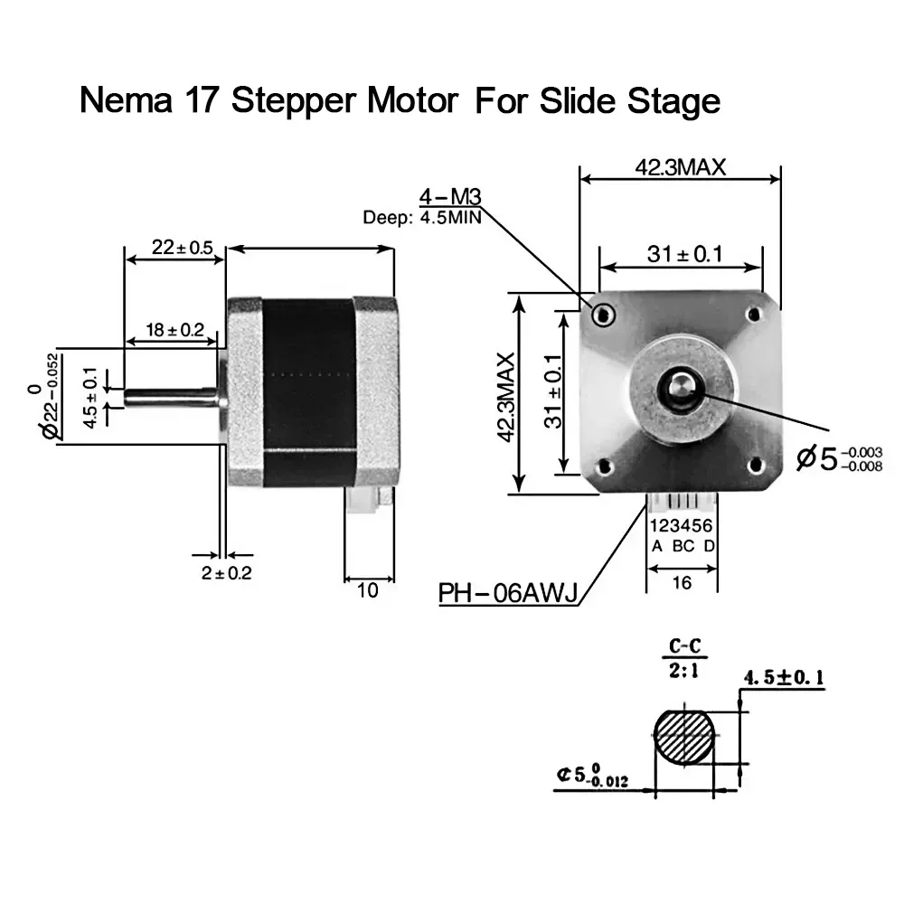 T-Type สไลด์ Linear Stage Nema - Linear Rod 8Mm บทวิจารณ์และราคา
