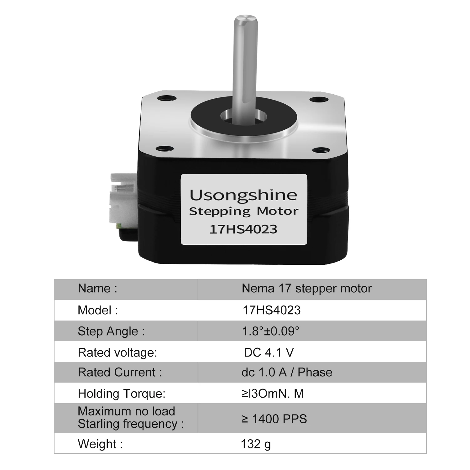 มอเตอร์สเต็ปเปอร์ Usongshine A - Stepper Motor Nema17 บทวิจารณ์และราคา