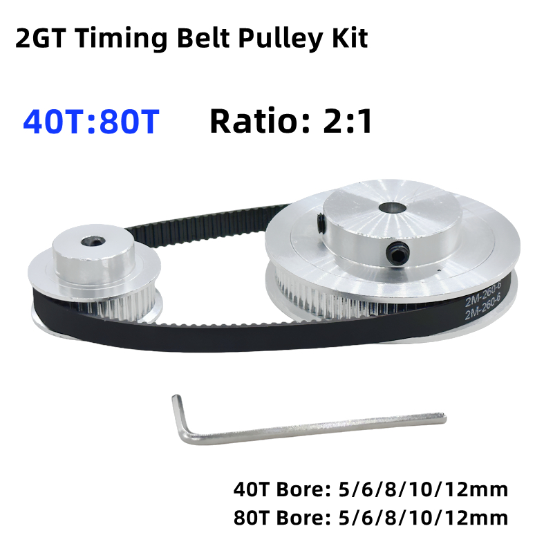 ชุดพูลเลย์สายพานไทม์มิ่ง 2GT 2 - Gt2 Pulley บทวิจารณ์และราคา