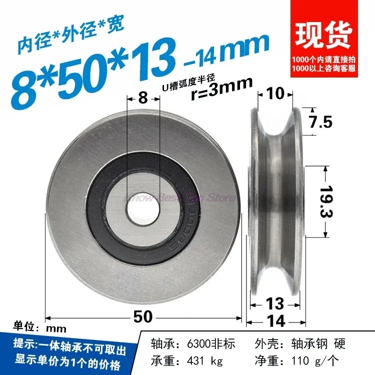 ลูกกลิ้งโลหะร่อง U สำหรับรางนำ - V Slot Wheel บทวิจารณ์และราคา