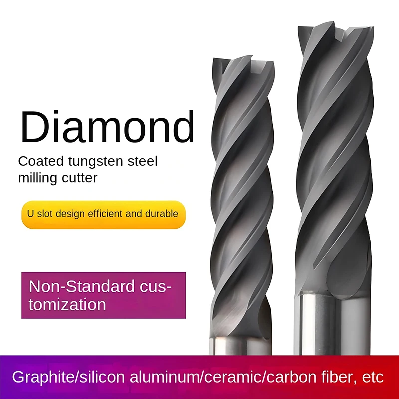 ดอกกัดเหล็กทังสเตนเคลือบเพชร ก - End Mill Set บทวิจารณ์และราคา
