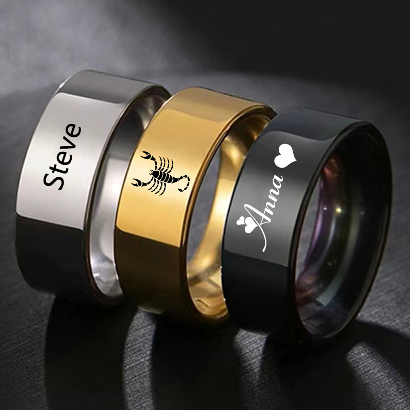 แหวนเงินย้อนยุคสเตนเลสสตีลเรีย - Coupling 8Mm บทวิจารณ์และราคา
