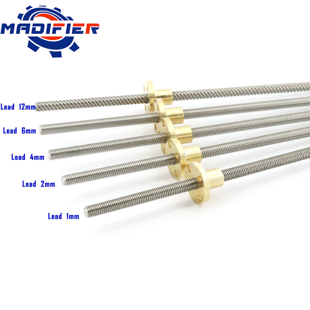 304สแตนเลส T6ความยาวสกรูตะกั่ว - Lead Screw 8Mm บทวิจารณ์และราคา
