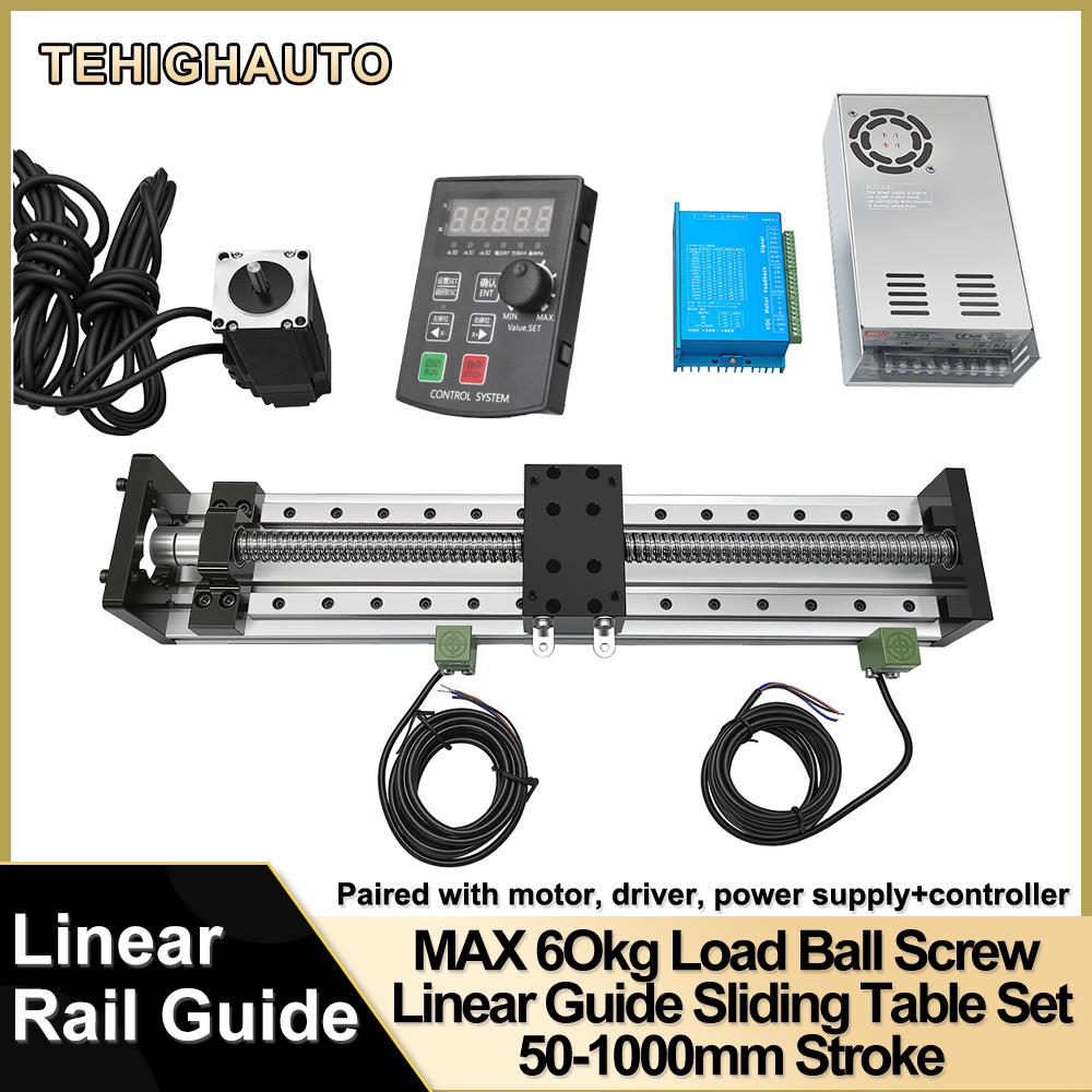 ชุดรางเลื่อนบอลสกรู CNC พร้อมม - Linear Rail บทวิจารณ์และราคา