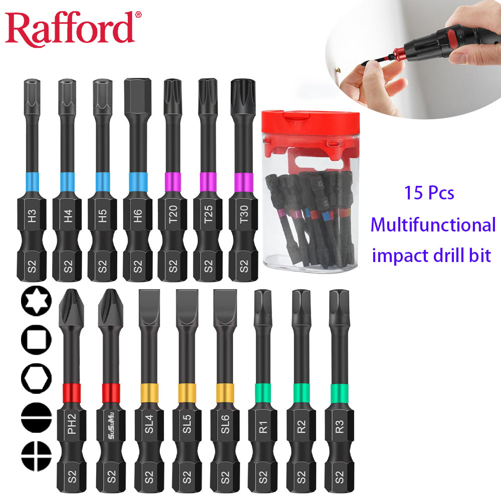 ชุดดอกไขควงแม่เหล็ก Rafford 15 - Drill Bit Set บทวิจารณ์และราคา