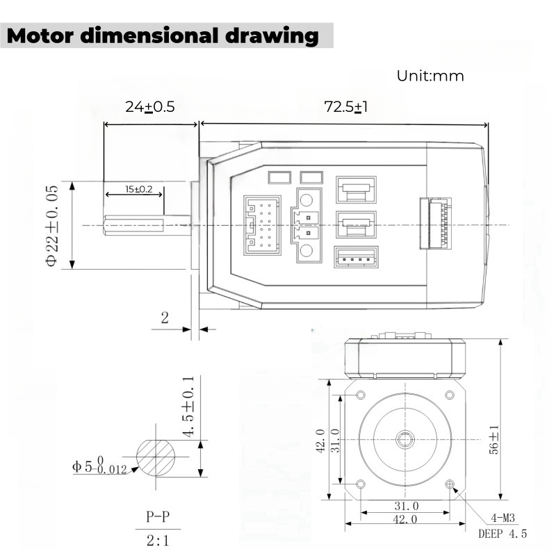 มอเตอร์สเต็ปเปอร์แบบรวม Leadsh - Stepper Motor Nema17 บทวิจารณ์และราคา