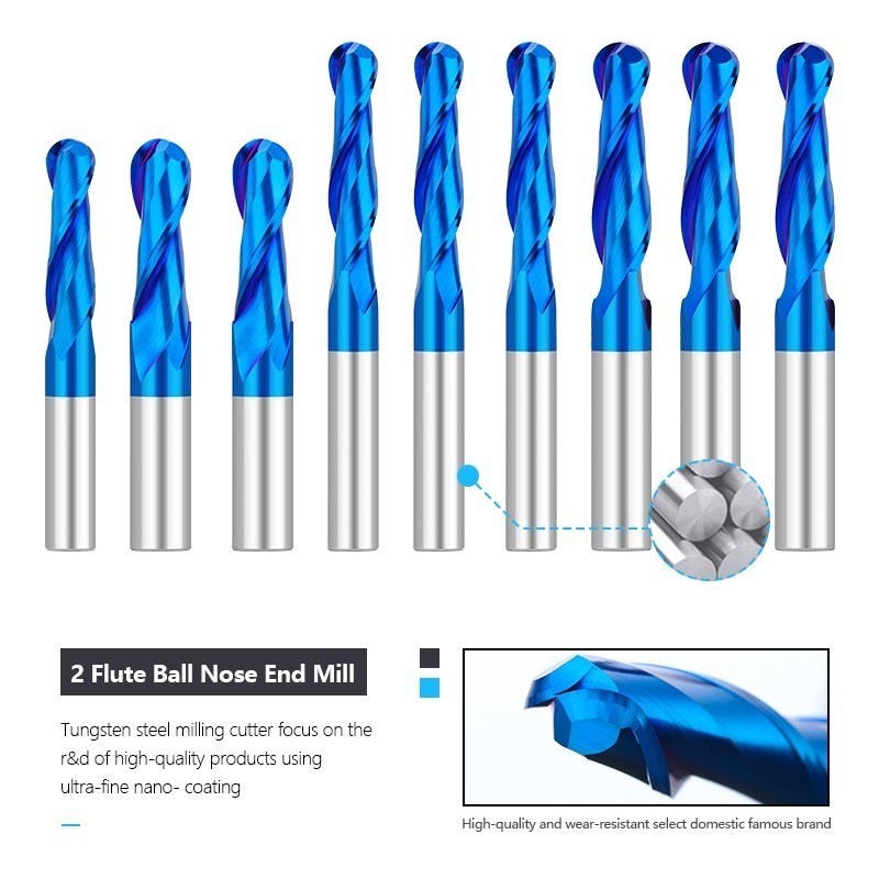 XCAN จมูก End Mill 3.175 4 6 8 - End Mill Set บทวิจารณ์และราคา
