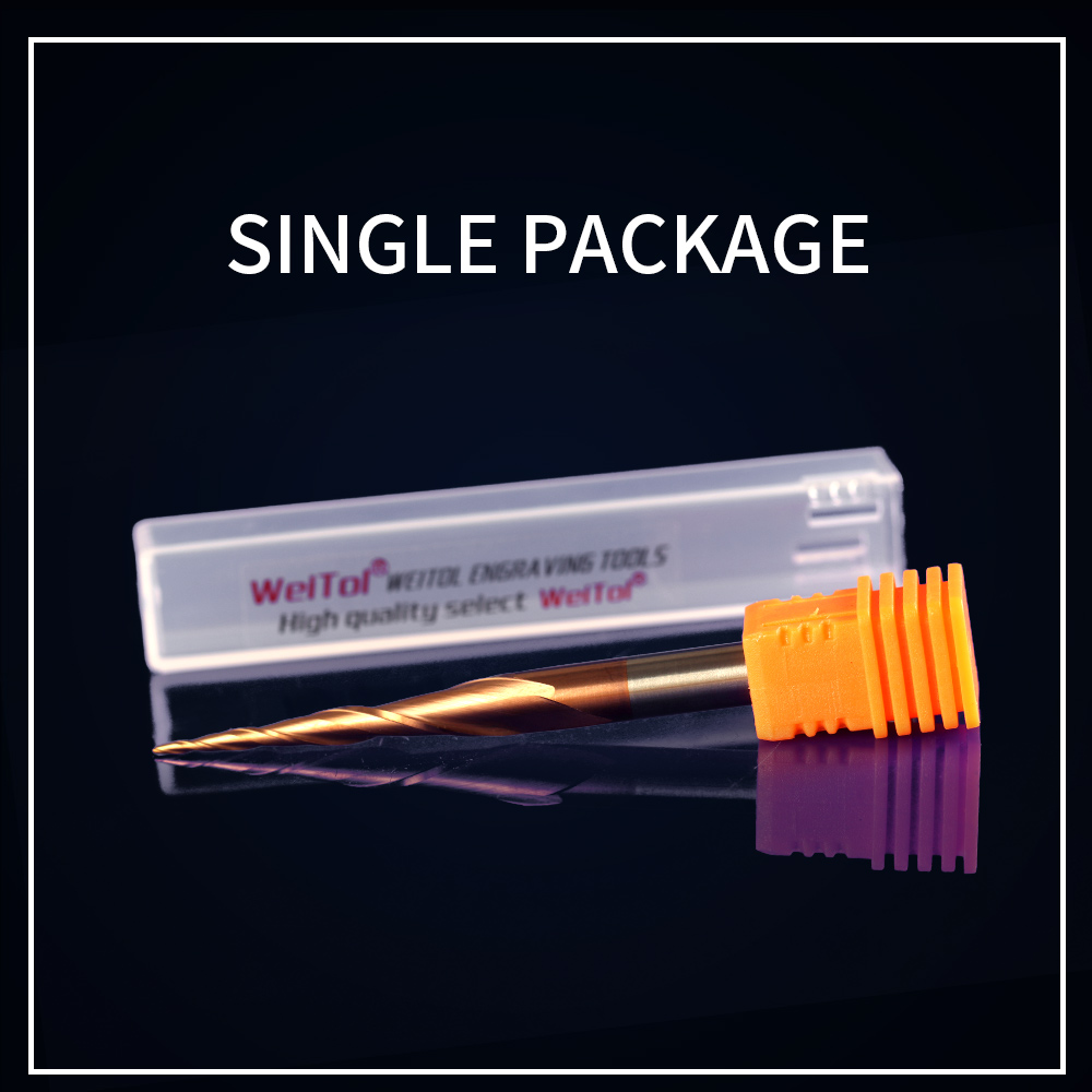 Weitol 1 ชิ้น 2 ขลุ่ย Taper Sp - End Mill Set บทวิจารณ์และราคา