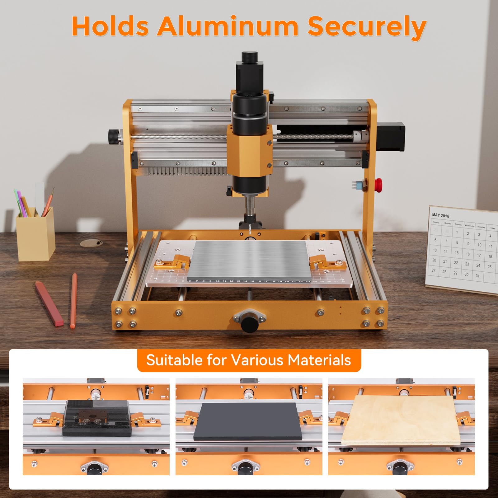 CNC ด้านข้างคงที่ T-Track & Pe - 3018 Aluminium Cnc บทวิจารณ์และราคา